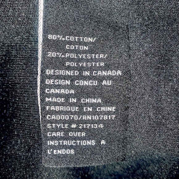 Brunette The Label BLONDE Embroidered Velour Hoodie in Black. Size Medium. - Picture 6 of 7